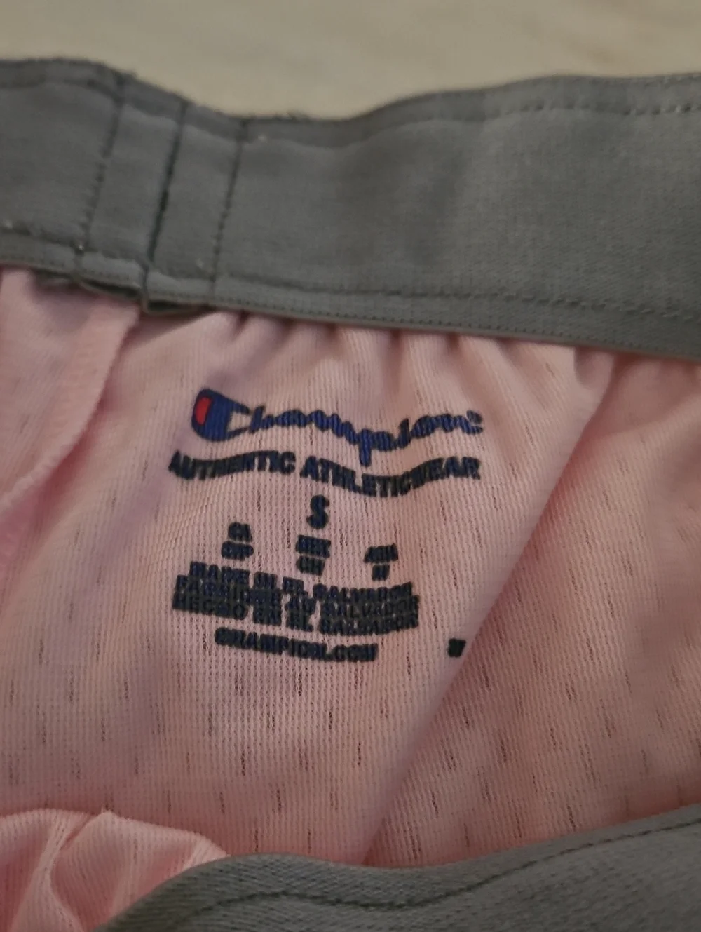 Champion Women's Pink Mesh Athletic Shorts